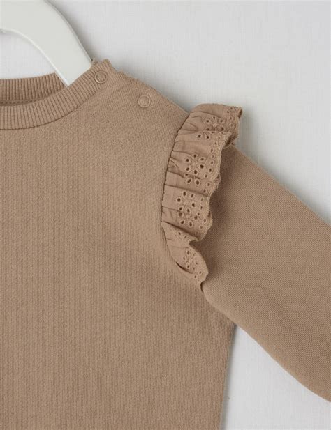 crewneck fawn sweatshirt